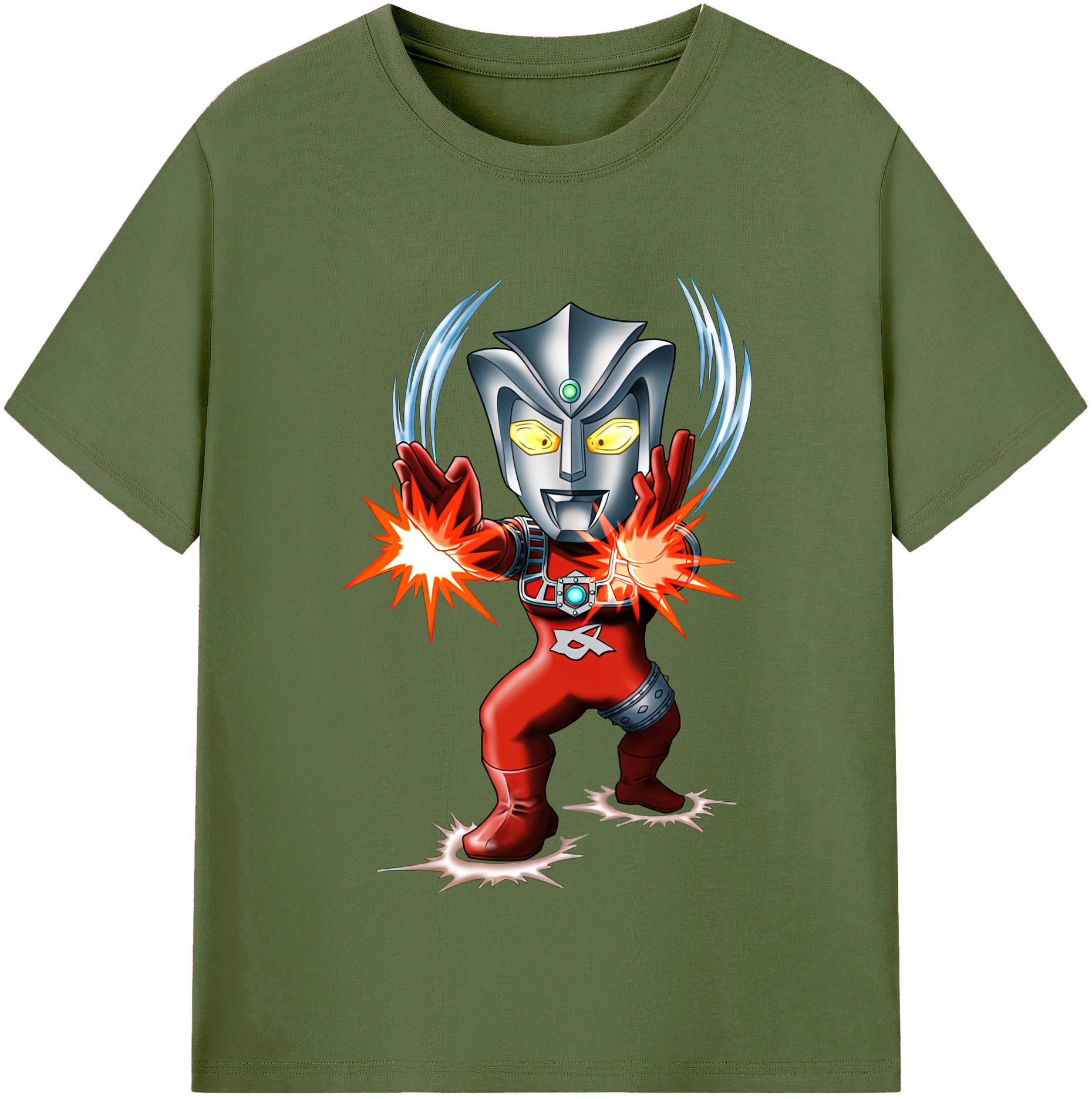 （画像用） ウルトラマン Ultraman 綿100％半袖Tシャツ（フロントプリント）